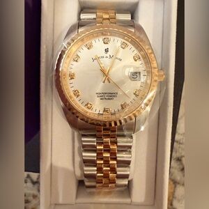 Gold and Silver Women's Watch